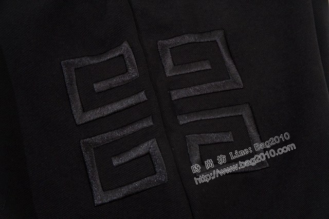 Givenchy專櫃紀梵希專門店2023FW新款刺繡衛褲 男女同款 tzy2882